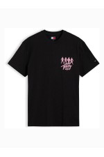 TJM REG NYL NOVELTY TEE EXT - ΜΑΥΡΟ