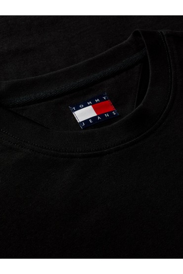 TJM REG NYL NOVELTY TEE EXT - ΜΑΥΡΟ