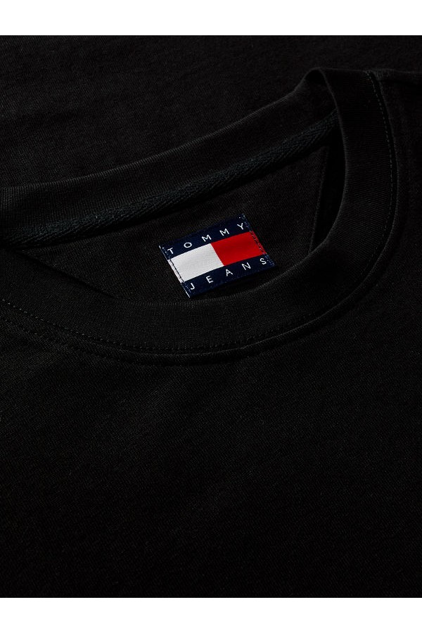 TJM REG NYL NOVELTY TEE EXT - ΜΑΥΡΟ