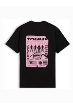 TJM REG NYL NOVELTY TEE EXT - ΜΑΥΡΟ