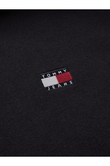 TJM REG BADGE HOODIE EXT - ΜΑΥΡΟ