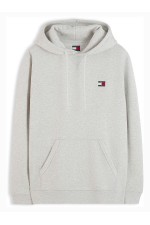 TJM REG BADGE HOODIE EXT - ΓΚΡΙ