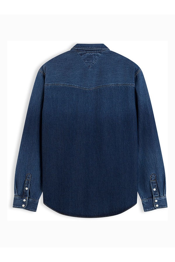 REGULAR WESTERN SHIRT DJ8057 - ΜΠΛΕ