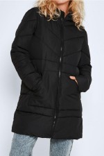 NMDALCON L/S LONG JACKET BG NOOS - ΜΑΥΡΟ