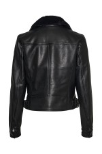 VMHAILEY SHORT COATED JACKET - ΜΑΥΡΟ