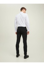 JJJOE SHIRT LS PLAIN - ΛΕΥΚΟ