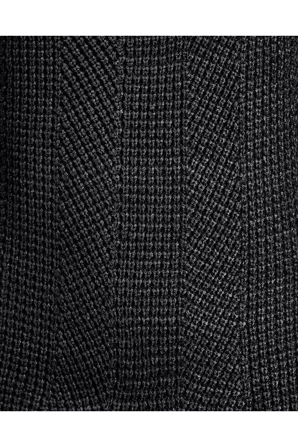 JJSTANFORD KNIT CREW NECK PS - ΜΑΥΡΟ