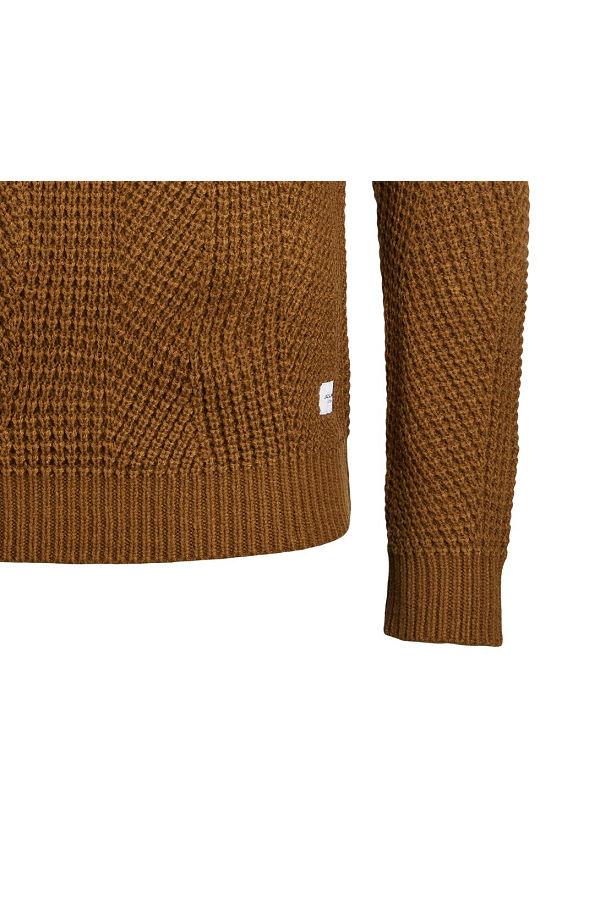JJSTANFORD KNIT CREW NECK PS - ΚΑΦΕ