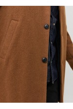 JJZAC WOOL COAT - ΚΑΜΕΛ