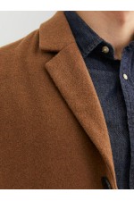 JJZAC WOOL COAT - ΚΑΜΕΛ