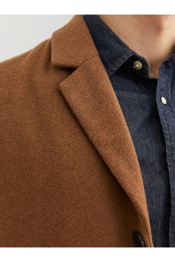 JJZAC WOOL COAT - ΚΑΜΕΛ