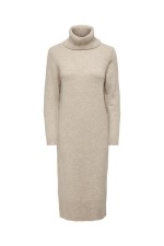 ONLBRANDIE L/S ROLL NECK DRESS KNT NOOS - ΜΠΕΖ