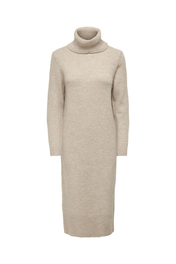 ONLBRANDIE L/S ROLL NECK DRESS KNT NOOS - ΜΠΕΖ