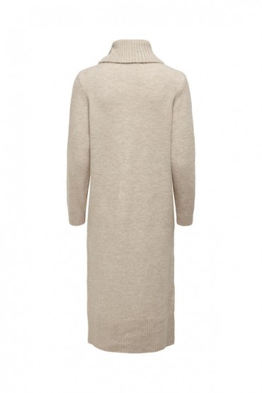 ONLBRANDIE L/S ROLL NECK DRESS KNT NOOS - ΜΠΕΖ