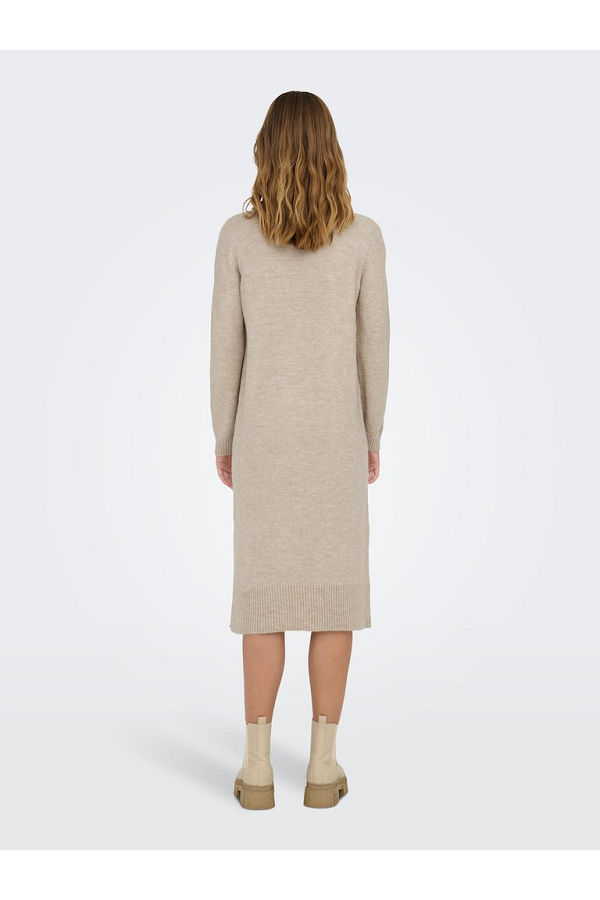 ONLBRANDIE L/S ROLL NECK DRESS KNT NOOS - ΜΠΕΖ