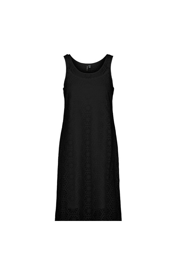 VMHONEY LULU S/L 7/8 DRESS EXP - ΜΑΥΡΟ