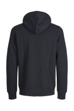 JJEBRADLEY SWEAT ZIP HOOD NOOS - ΜΑΥΡΟ
