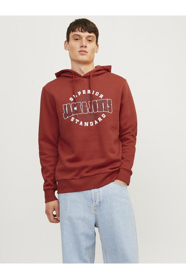 JJELOGO SWEAT HOOD 2 COL 24/25 NOOS - ΠΟΡΤΟΚΑΛΙ