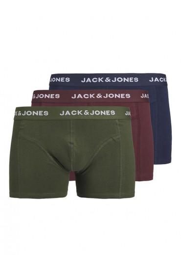 JACTEO SOLID TRUNKS 3 PACK - ΜΠΛΕ