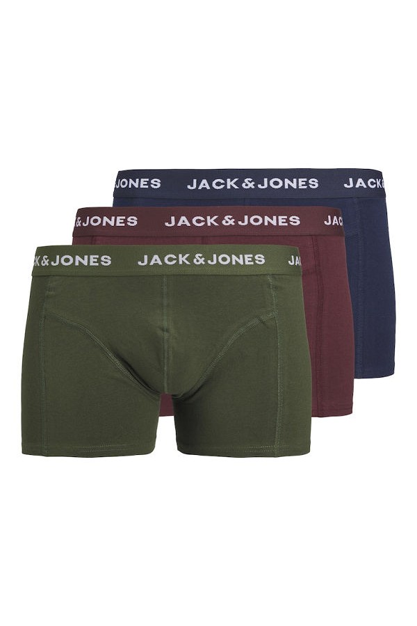 JACTEO SOLID TRUNKS 3 PACK - ΜΠΛΕ
