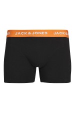 JACJONAS SOLID TRUNKS 3 PACK - ΜΑΥΡΟ