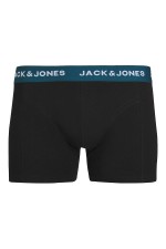 JACJONAS SOLID TRUNKS 3 PACK - ΜΑΥΡΟ