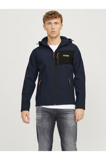 JJTAYLOR SOFTSHELL JACKET - ΜΠΛΕ
