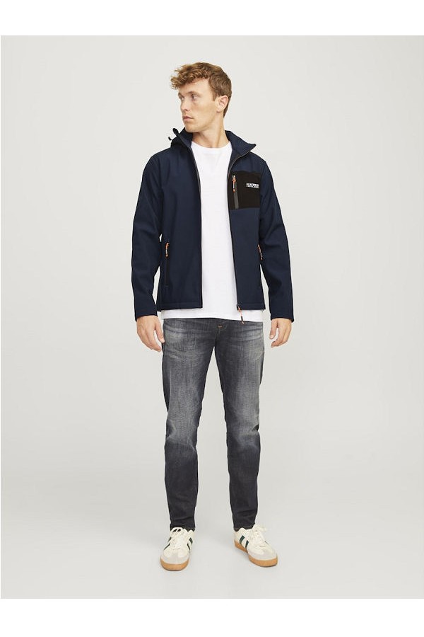 JJTAYLOR SOFTSHELL JACKET - ΜΠΛΕ