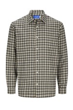JORJOSHUA FLANNEL CHECK SHIRT LS - ΜΠΕΖ