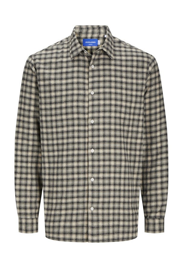 JORJOSHUA FLANNEL CHECK SHIRT LS - ΜΠΕΖ