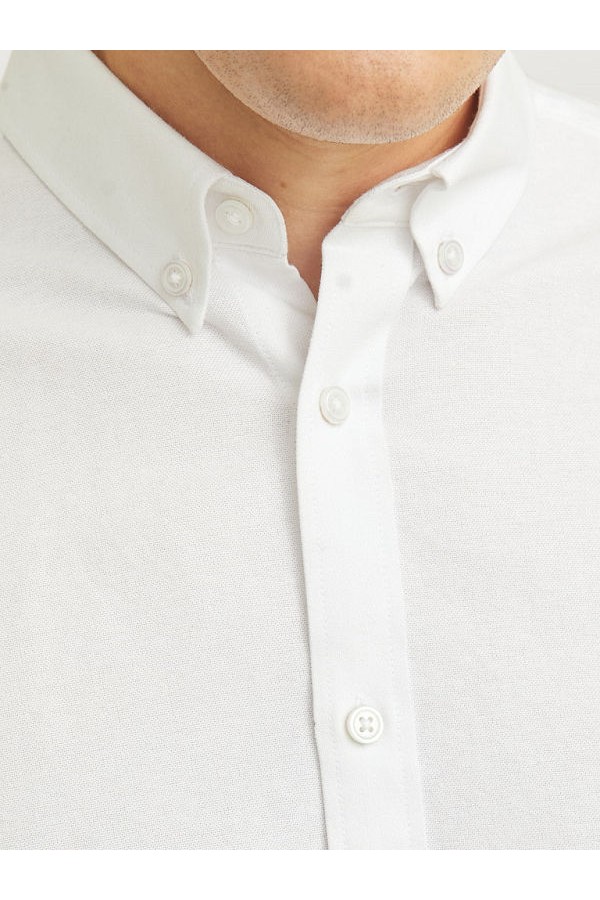 JREBOSCAR SHIRT LS NOOS - ΛΕΥΚΟ