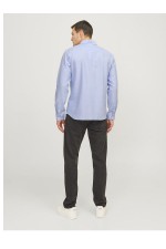 JREBOSCAR SHIRT LS NOOS - ΜΠΛΕ ΑΝΟΙΧΤΟ