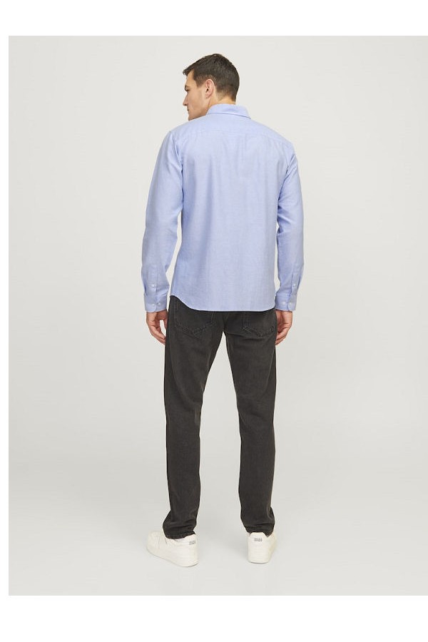 JREBOSCAR SHIRT LS NOOS - ΜΠΛΕ ΑΝΟΙΧΤΟ