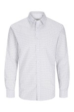 JREBGAVIN PRINT SHIRT LS - ΛΕΥΚΟ