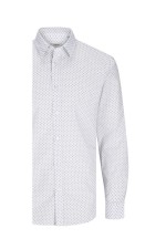 JREBGAVIN PRINT SHIRT LS - ΛΕΥΚΟ