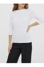VMPANDA MODAL 3/4 TOP JRS NOOS - ΛΕΥΚΟ