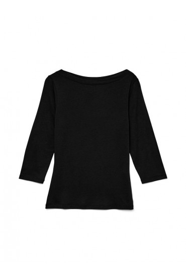 VMPANDA MODAL 3/4 TOP JRS NOOS - ΜΑΥΡΟ
