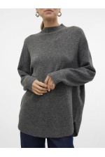 VMPLAZA LS HIGHNCK LONG PULLOVER GA NOOS - ΓΚΡΙ