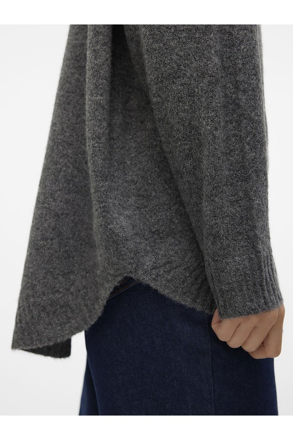 VMPLAZA LS HIGHNCK LONG PULLOVER GA NOOS - ΓΚΡΙ