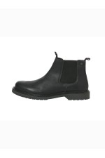 JFWLEYTON LEATHER SN - ΜΑΥΡΟ