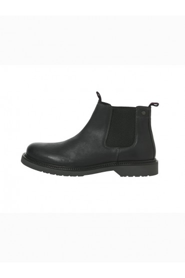 JFWLEYTON LEATHER SN - ΜΑΥΡΟ