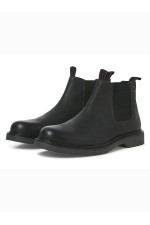 JFWLEYTON LEATHER SN - ΜΑΥΡΟ