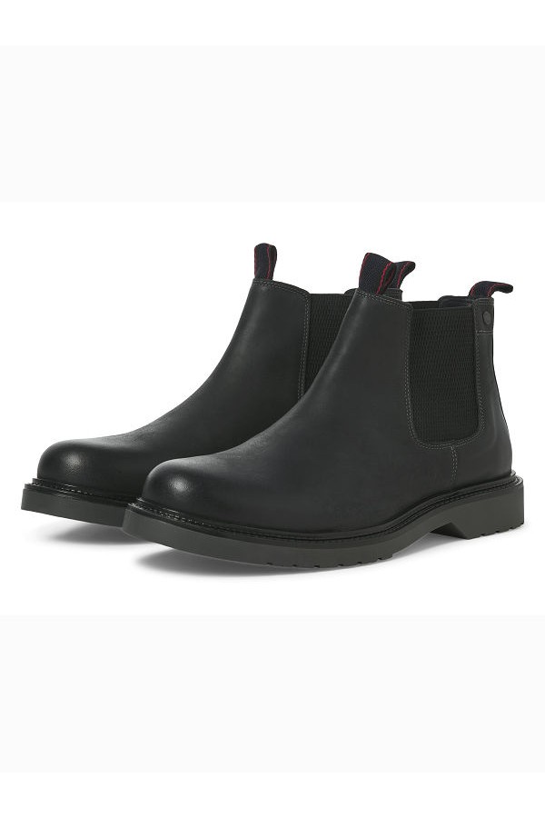 JFWLEYTON LEATHER SN - ΜΑΥΡΟ
