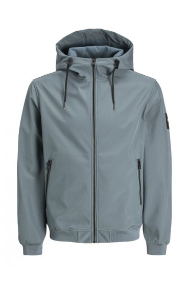 JJEBASIC SOFTSHELL HOOD NOOS - ΓΚΡΙ