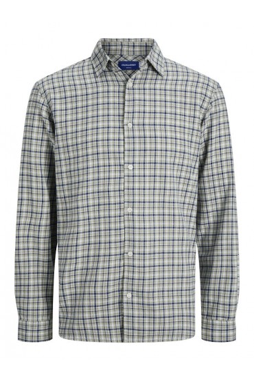 JORJOSHUA FLANNEL CHECK SHIRT LS - ΠΡΑΣΙΝΟ