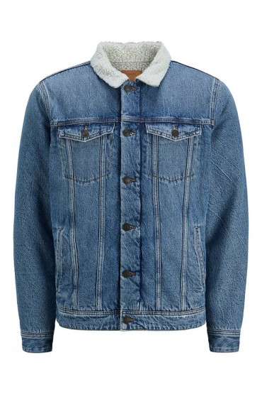 JJIJEAN JJJACKET W SHERPA SQ 024 - ΜΠΛΕ