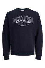 JJMAKOTO SWEAT CREW NECK - ΜΠΛΕ