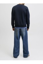 JJMAKOTO SWEAT CREW NECK - ΜΠΛΕ