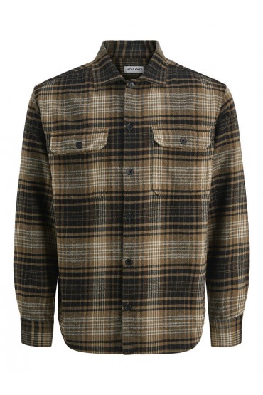 JJCARTER CHECK OVERSHIRT LS - ΜΠΕΖ