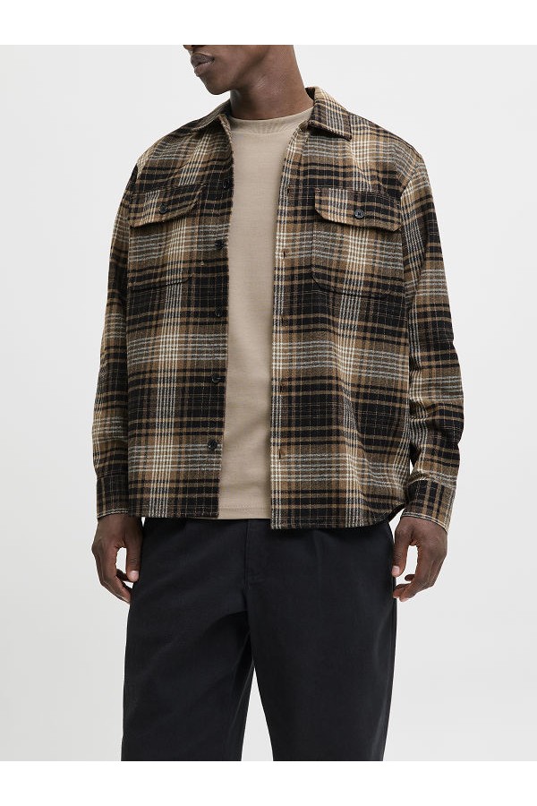 JJCARTER CHECK OVERSHIRT LS - ΜΠΕΖ